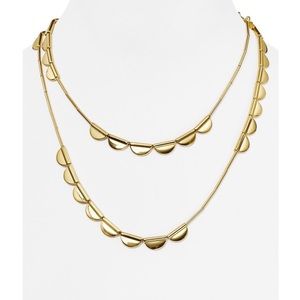 Kate Spade sweetheart scallop necklace